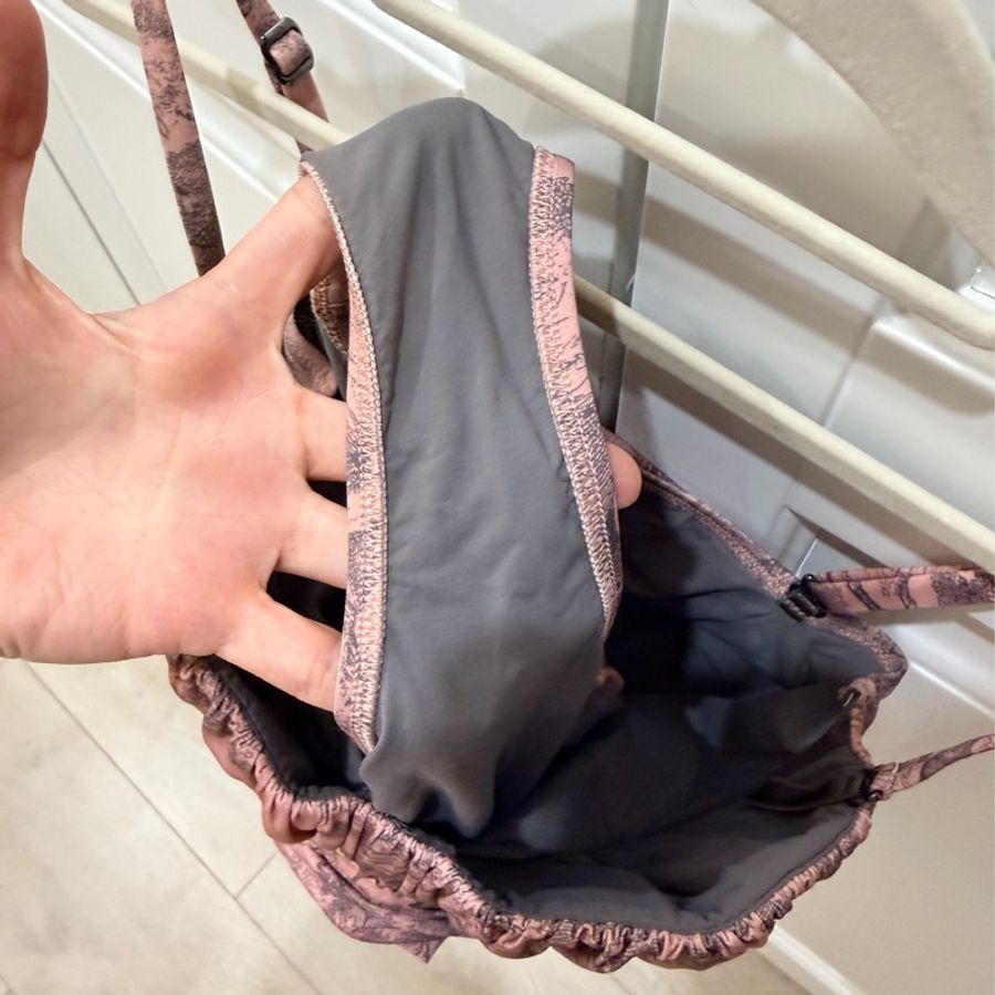 Dior Dioriviera Toile de Jouy 灰粉色泳裝+半身裙 套裝(明星博主上身款)-16