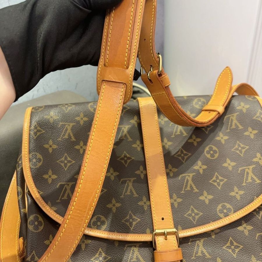 Louis Vuitton 雙子星 中號肩背斜背包 整體很新 98新配件塵袋-4