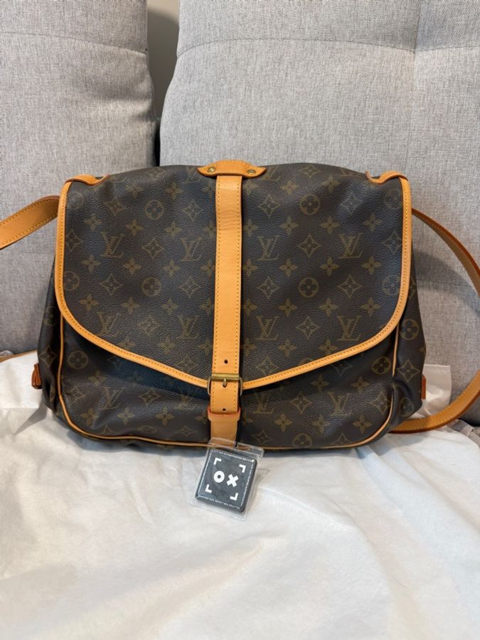 Louis Vuitton 雙子星 中號肩背斜背包 整體很新 98新配件塵袋-9