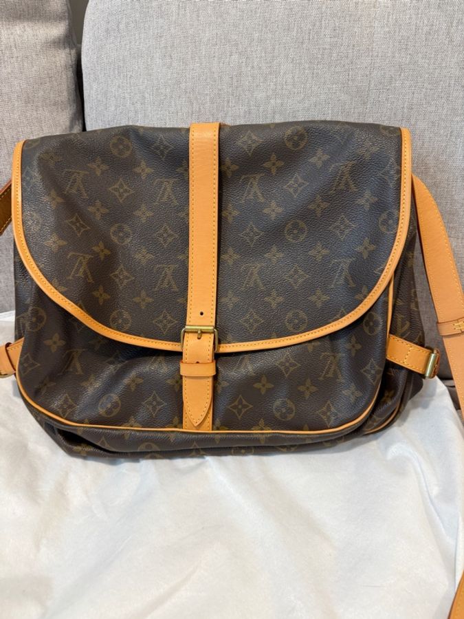 Louis Vuitton 雙子星 中號肩背斜背包 整體很新 98新配件塵袋-11