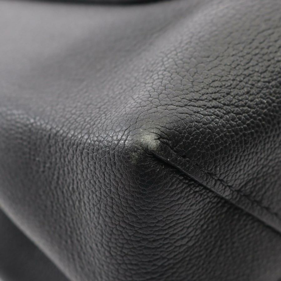LOUIS VUITTON Very 單肩包 M51989 Monogram Shadow 皮革黑色二手 LV-12