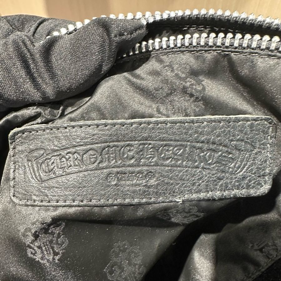 克罗心chromehearts 黑色十字水桶流浪包-4
