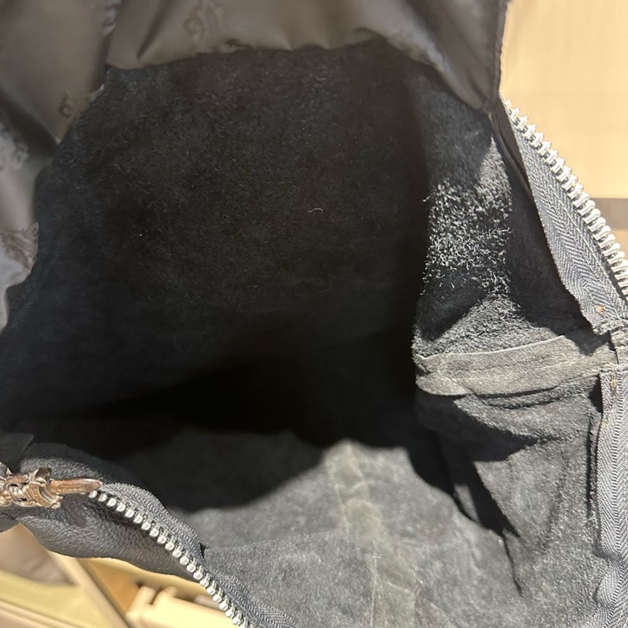 克罗心chromehearts 黑色十字水桶流浪包-8