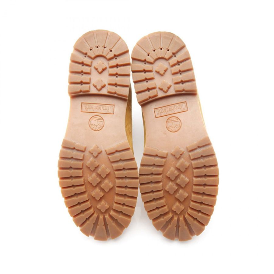 路易威登 LV x Timberland 聯名款 6 吋踝靴，棕色/米色皮革，#9，二手男款-3
