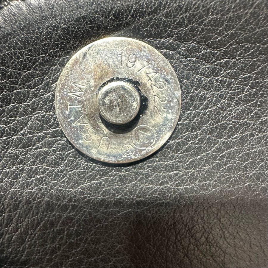 Chrome Hearts 克罗心 黑色盒子包 长方形十字架银扣相机包 单肩包-10