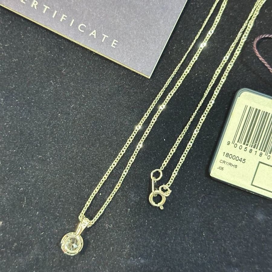 Swarovski 施華洛世奇經典水晶項鍊-1