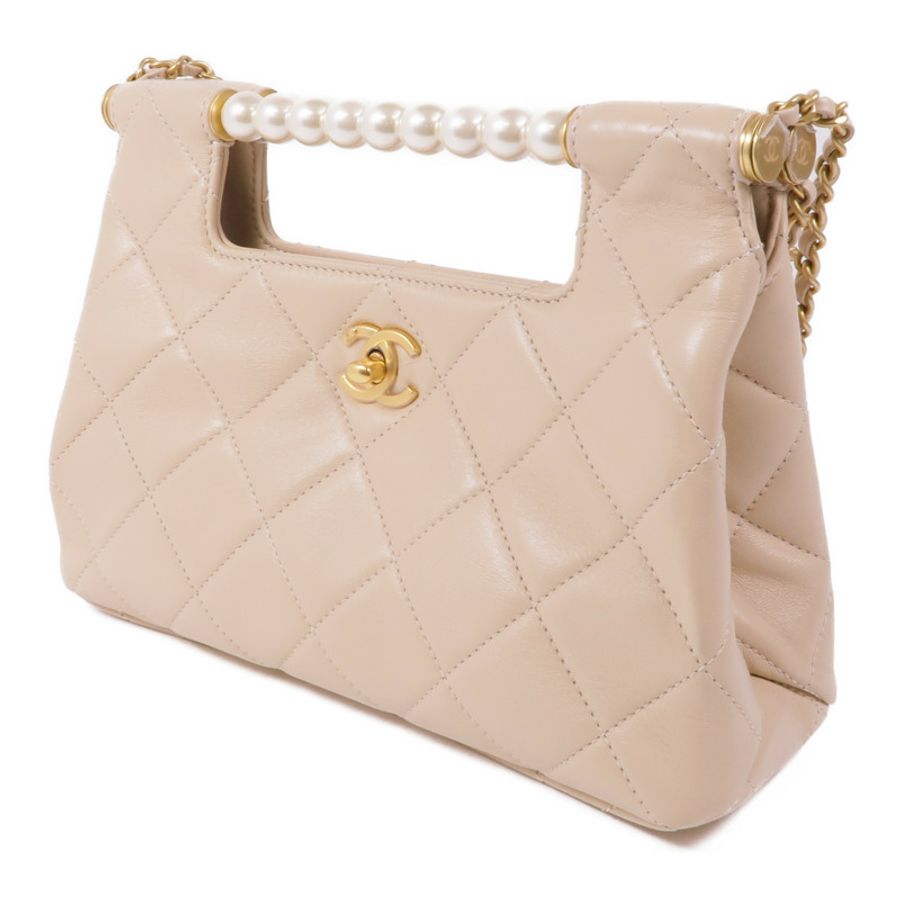 CHANEL 【激減優惠】牛皮皮革Chain Shoulder金扣鏈帶肩背袋-2