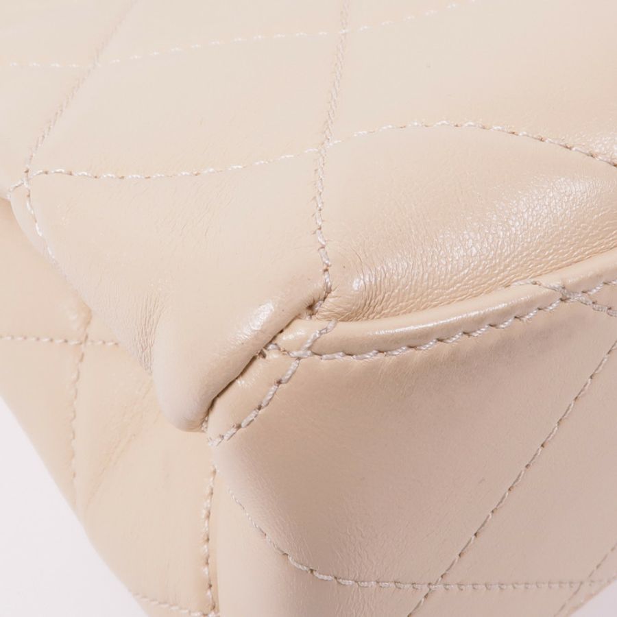 CHANEL 【激減優惠】牛皮皮革Chain Shoulder金扣鏈帶肩背袋-8