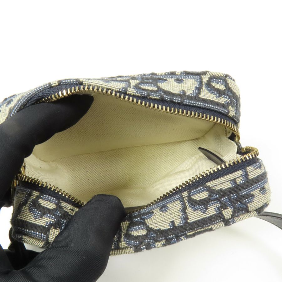 Dior 帆布Oblique Belt Bag金扣腰包-4