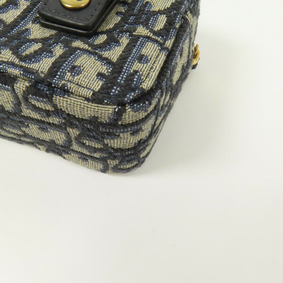 Dior 帆布Oblique Belt Bag金扣腰包-9