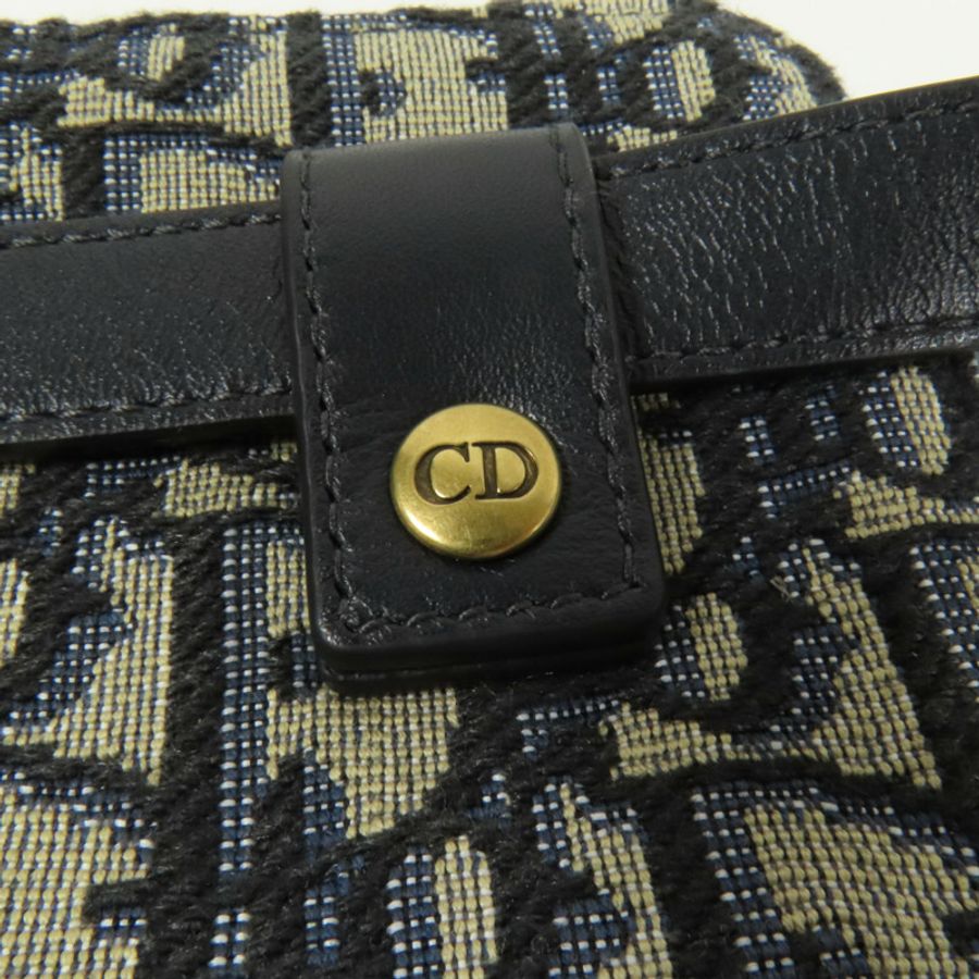 Dior 帆布Oblique Belt Bag金扣腰包-11