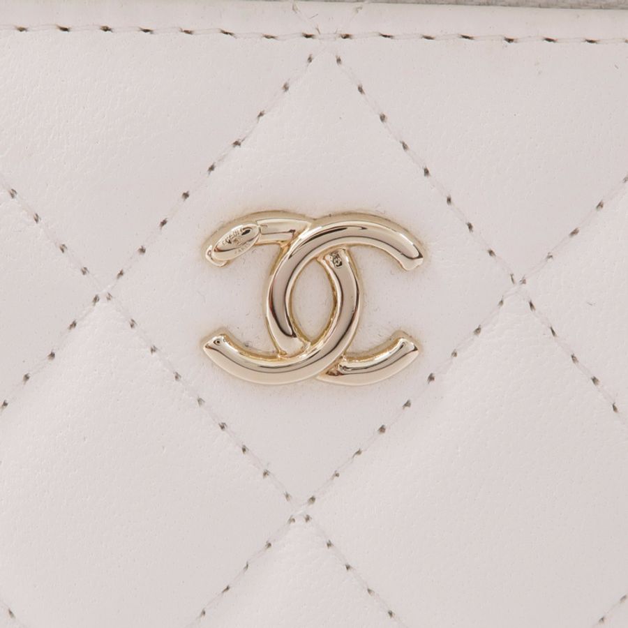 CHANEL 【激減優惠】羊皮皮革Vanity Case金扣肩背袋-10
