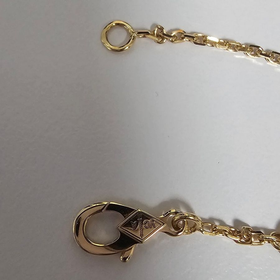 VCA Van Cleef & Arpels梵克雅寶 Vintage Alhambra 白母貝 中號-8