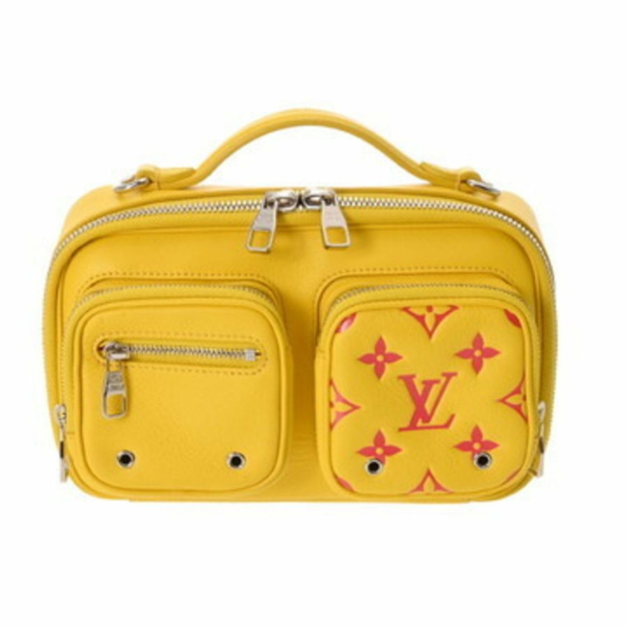 LOUIS VUITTON 路易威登 Utility Crossbody Jaune M58652 女士小牛皮單肩包-0