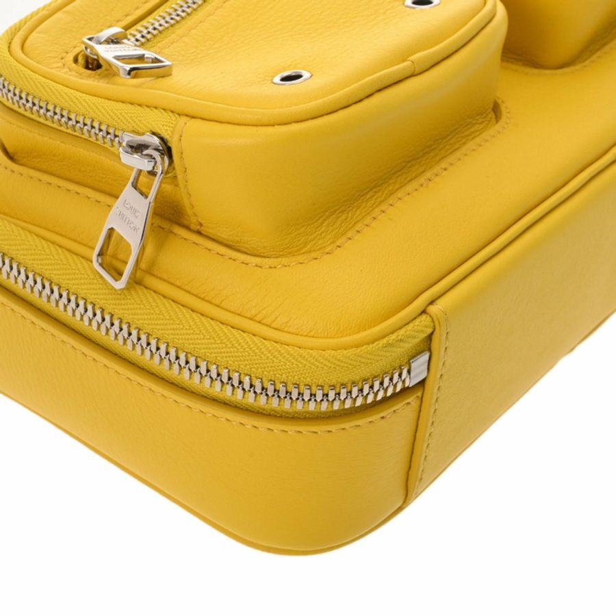 LOUIS VUITTON 路易威登 Utility Crossbody Jaune M58652 女士小牛皮單肩包-6