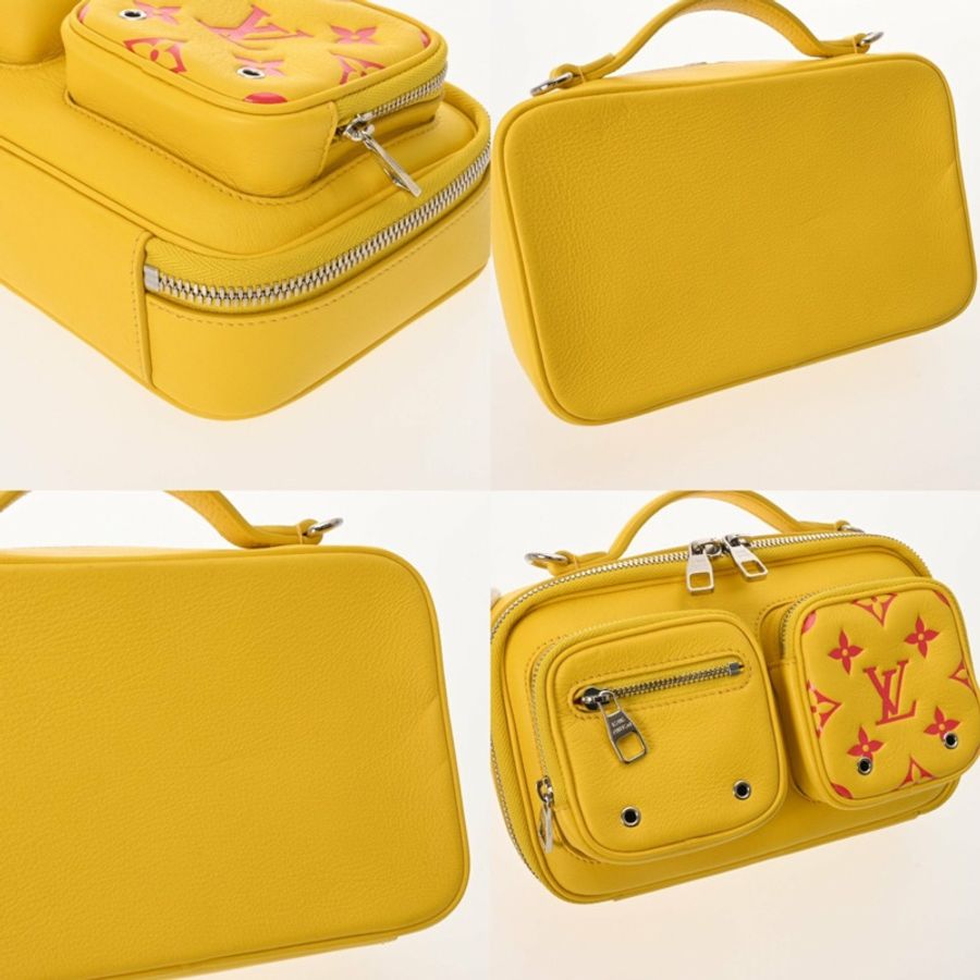 LOUIS VUITTON 路易威登 Utility Crossbody Jaune M58652 女士小牛皮單肩包-7