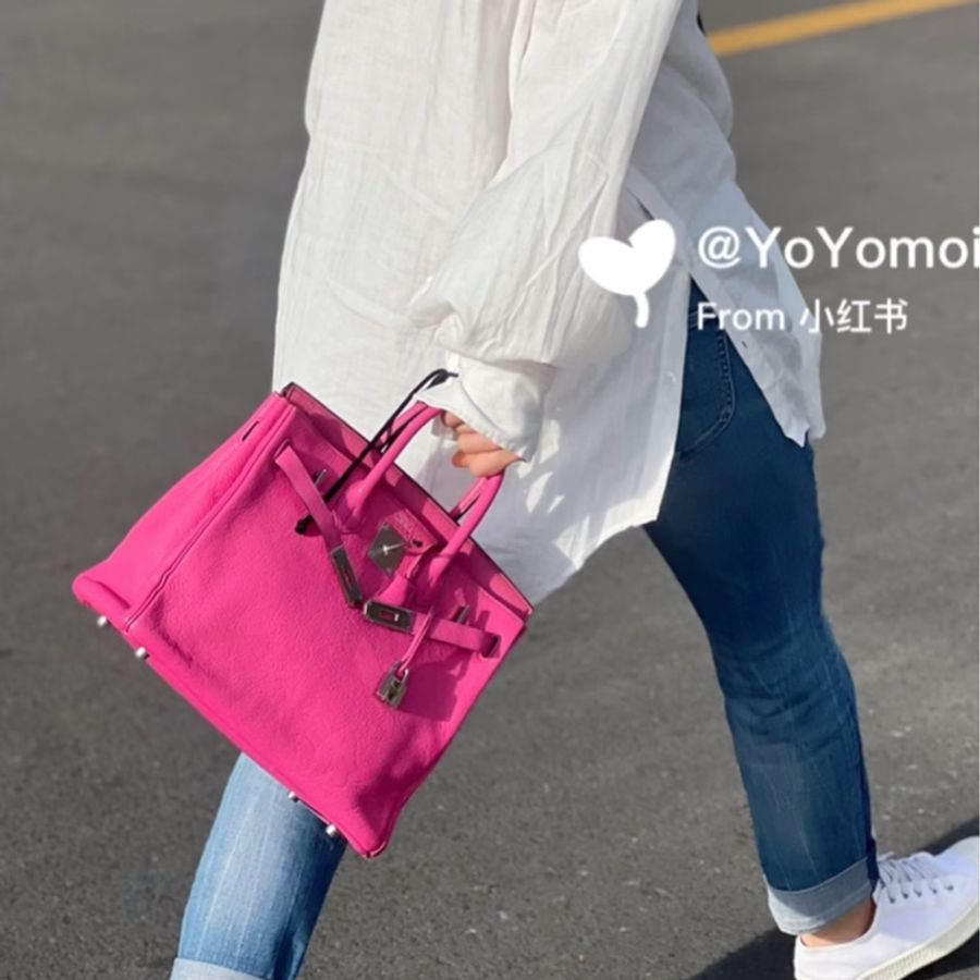 Hermes 方釦山羊皮鉑金 Birkin HAC 絕版32尺寸-1