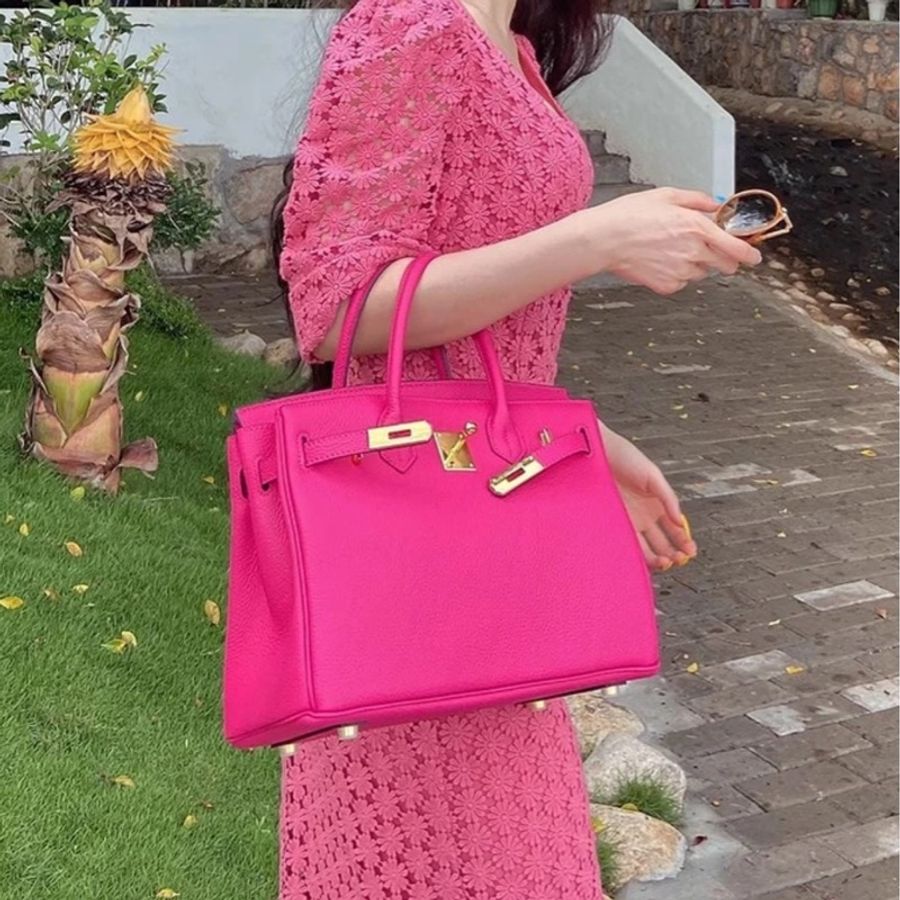 Hermes 方釦山羊皮鉑金 Birkin HAC 絕版32尺寸-2