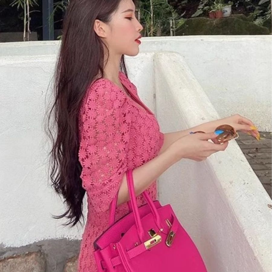 Hermes 方釦山羊皮鉑金 Birkin HAC 絕版32尺寸-3