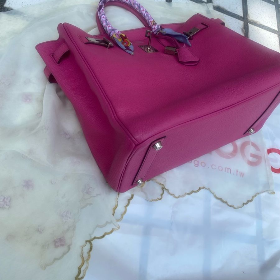 Hermes 方釦山羊皮鉑金 Birkin HAC 絕版32尺寸-13