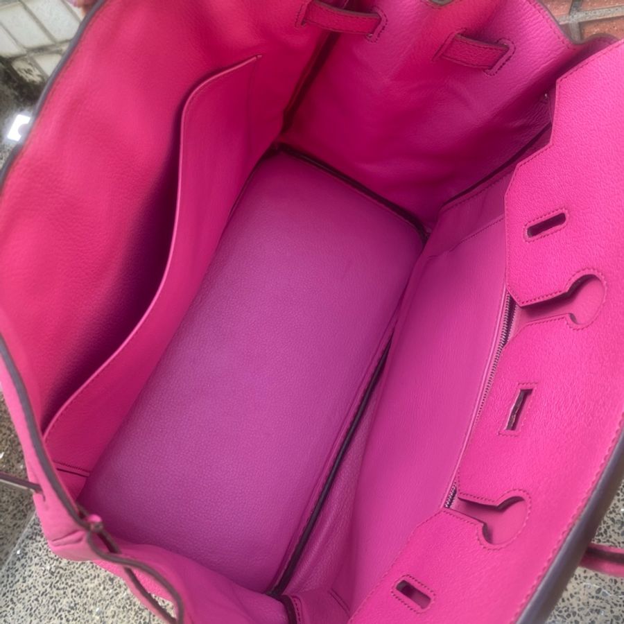 Hermes 方釦山羊皮鉑金 Birkin HAC 絕版32尺寸-18