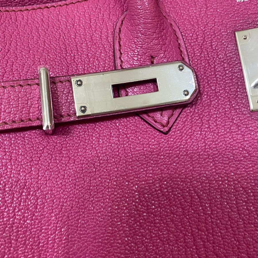 Hermes 方釦山羊皮鉑金 Birkin HAC 絕版32尺寸-23