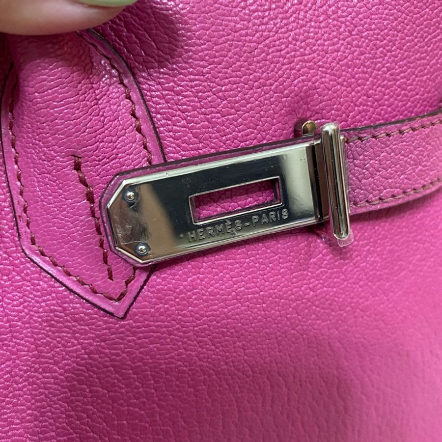 Hermes 方釦山羊皮鉑金 Birkin HAC 絕版32尺寸-24