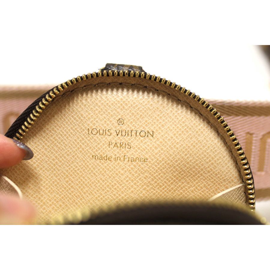Louis Vuitton Classic Monogram Pink Strap Multi-Pochette Accessoires Bag-12