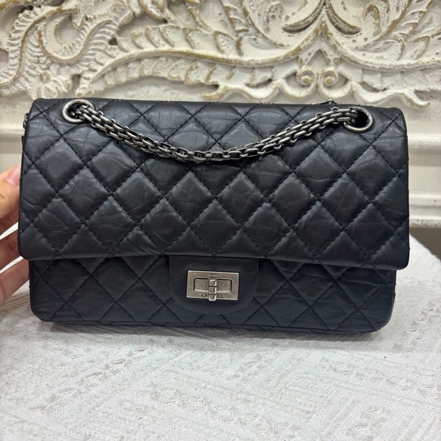 Chanel 2.55小号黑色-4