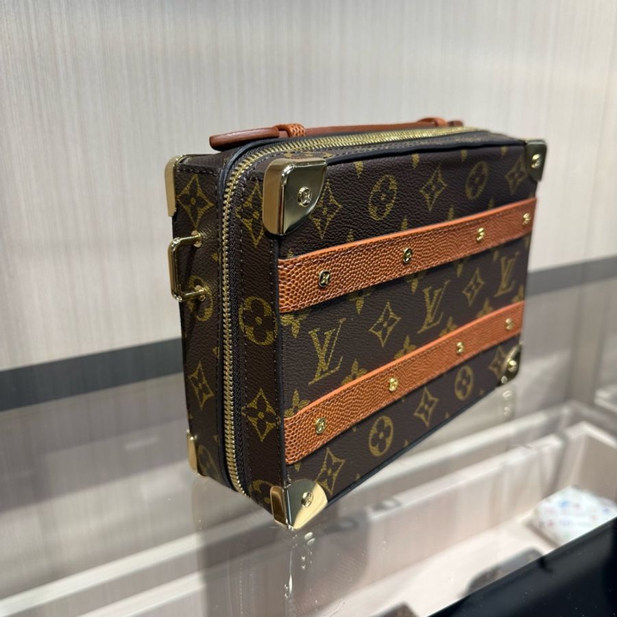 LOUIS VUITTON x NBA 联名款 Trunk 经典老花 软盒子小方包手提包单肩包斜挎包-2
