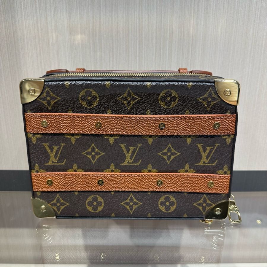 LOUIS VUITTON x NBA 联名款 Trunk 经典老花 软盒子小方包手提包单肩包斜挎包-5