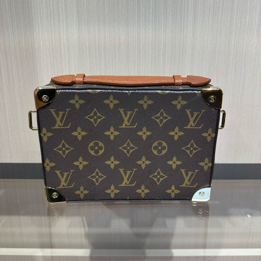 LOUIS VUITTON x NBA 联名款 Trunk 经典老花 软盒子小方包手提包单肩包斜挎包-6