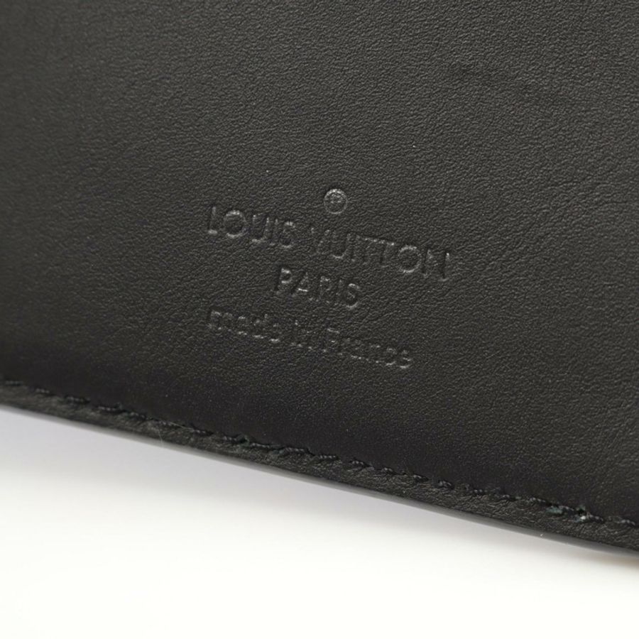 路易威登 Brazza Portefeuille 雙折皮夾 M69980 Aerogram 皮革黑 LV-3