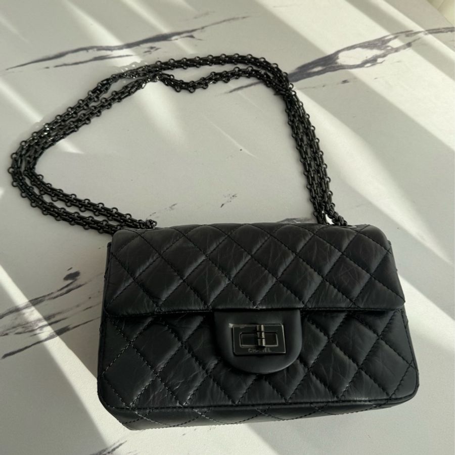 chanel so black 2.55鏈包-0