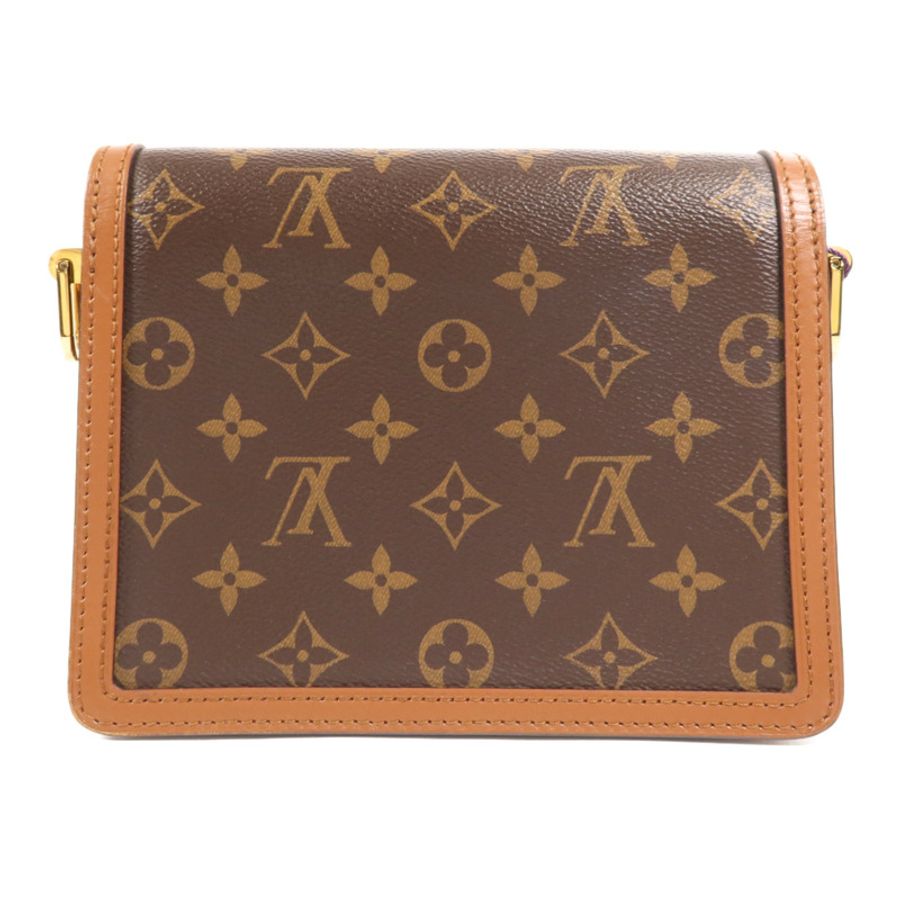LOUIS VUITTON Monogram Reverse Mini Dauphine金扣肩背袋-1