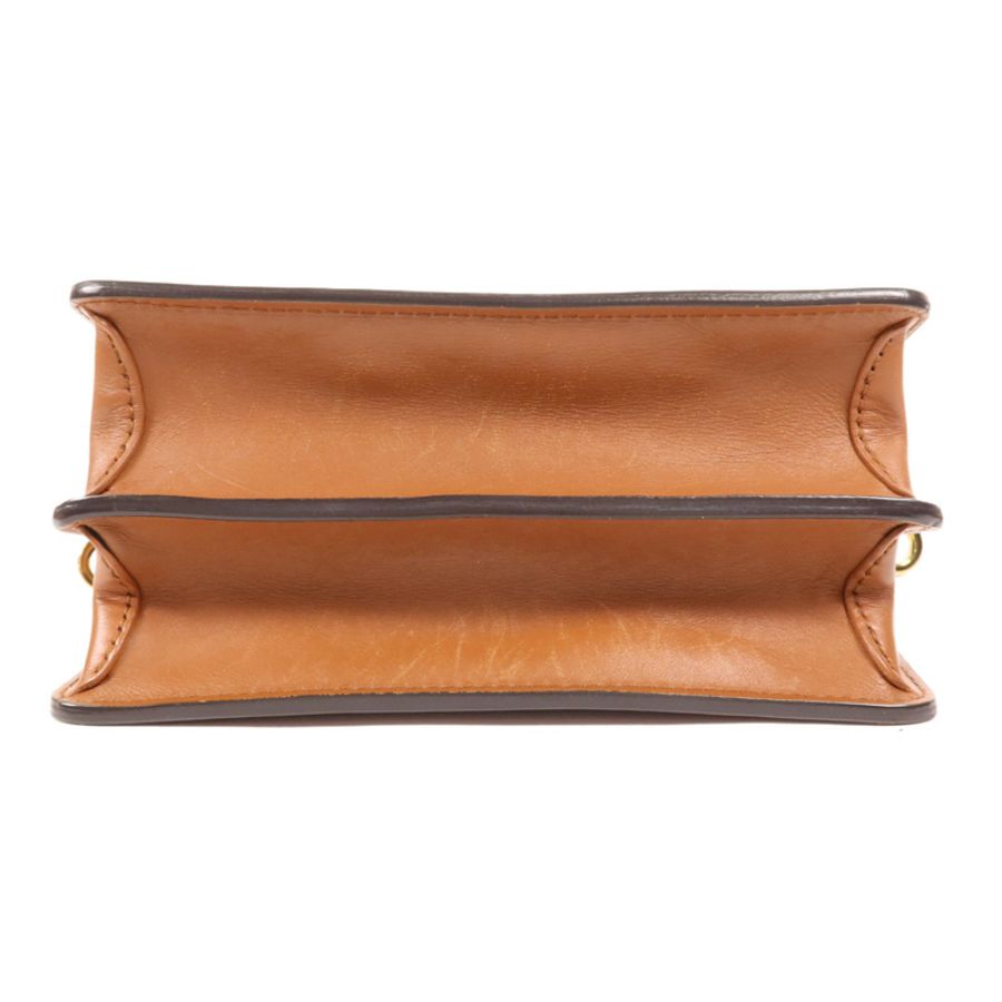 LOUIS VUITTON Monogram Reverse Mini Dauphine金扣肩背袋-3