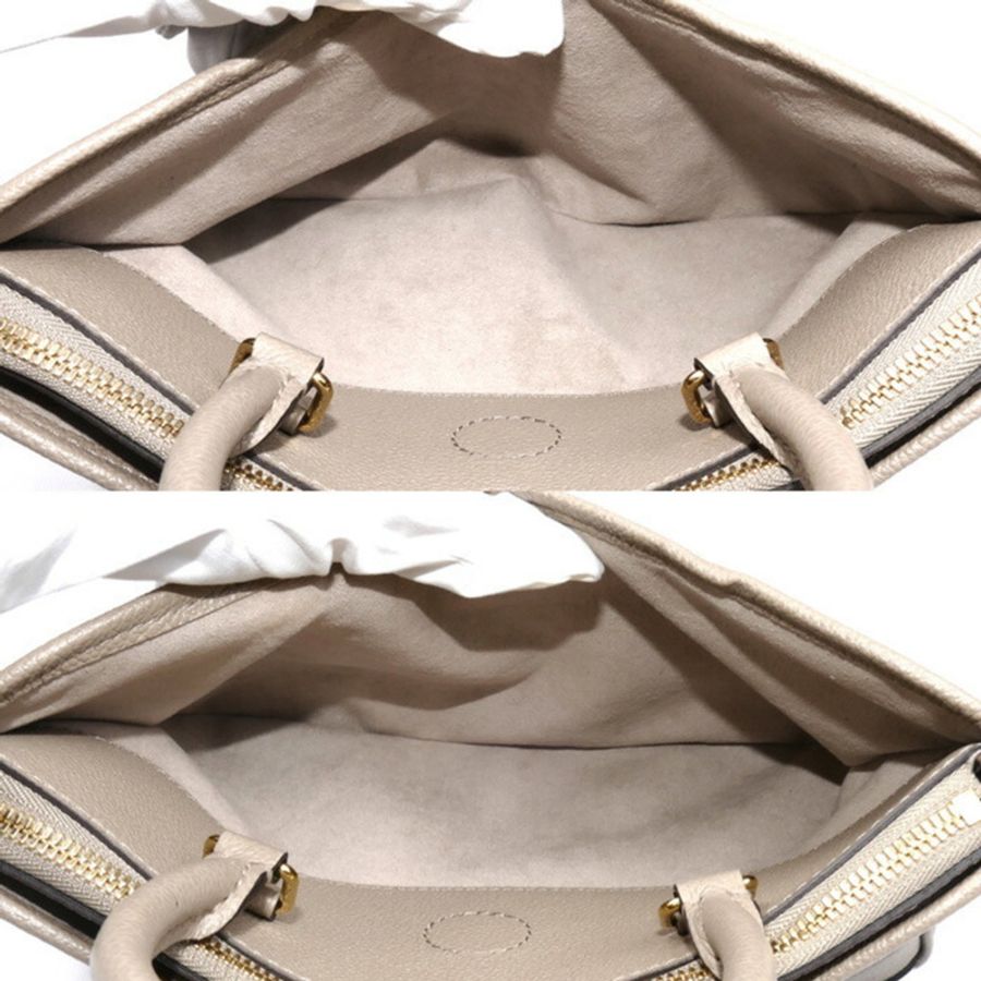 LOUIS VUITTON Trianon PM 雙色雙肩包,Monogram Empreinte 米色,M46585,女士-3