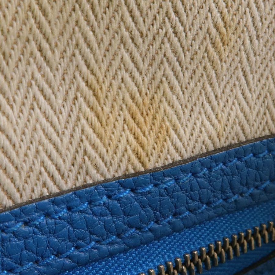 HERMES 【激減優惠】Clemence皮革Garden Party TPM銀扣手挽袋Turquoise-15