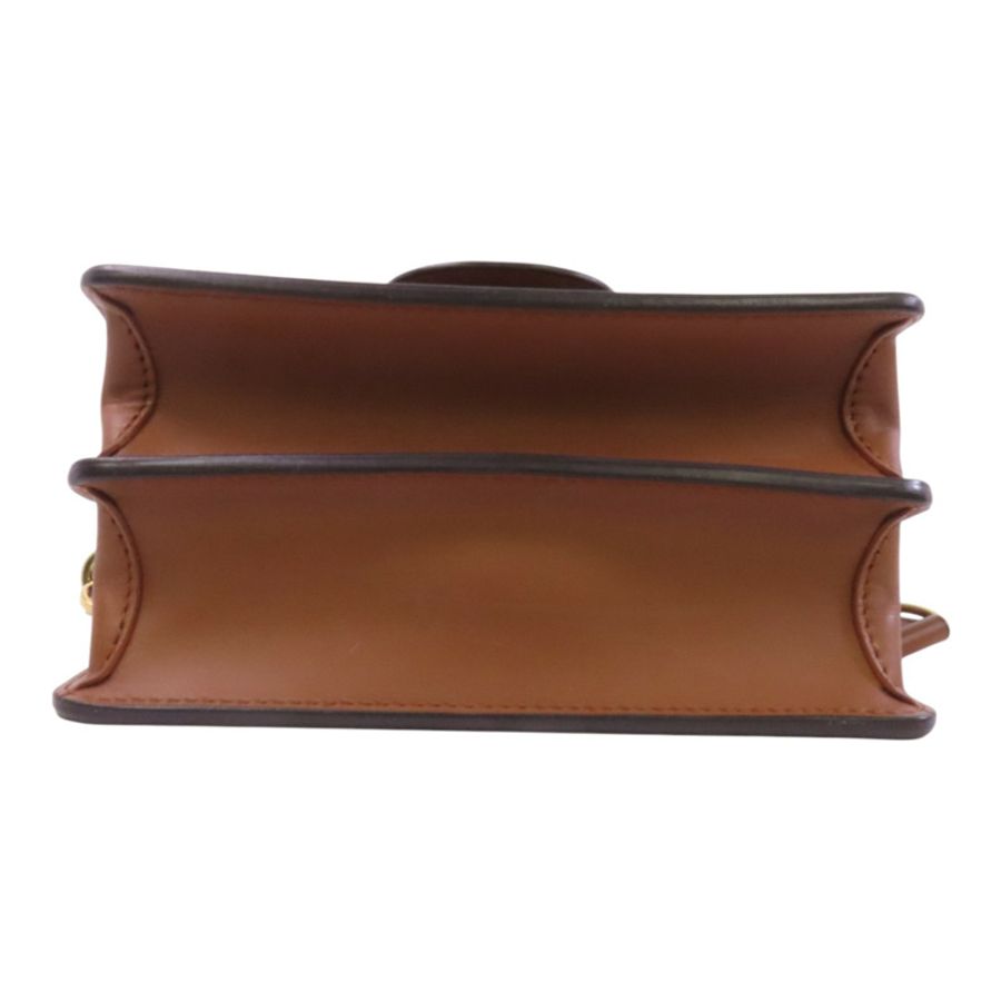 LOUIS VUITTON Monogram Reverse Mini Dauphine金扣肩背袋-3