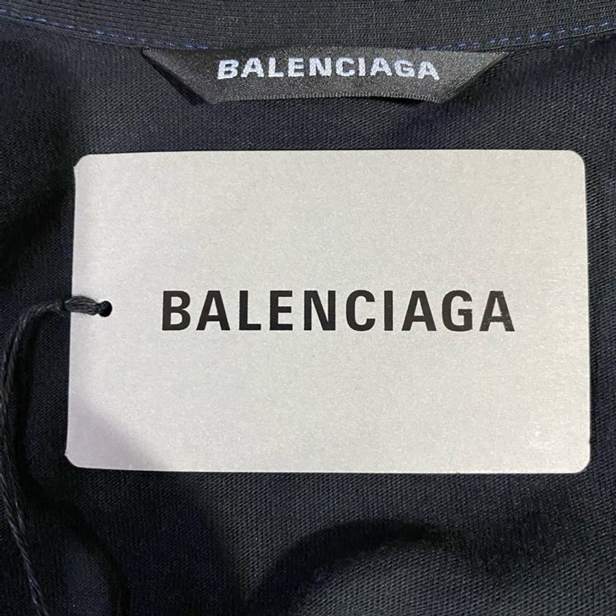 BALENCIAGA格紋拼接襯衫-8