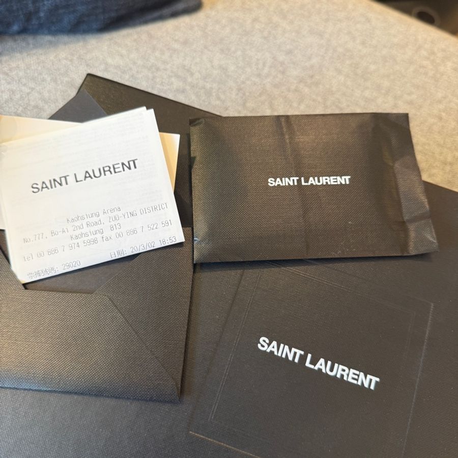 YSL 中號Nik 復古牛皮鏈包 專櫃正品-22