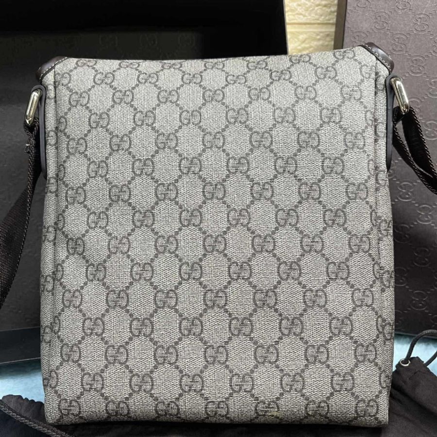 💥Gucci 防水 PVC 223666下蓋掀蓋磁釦 斜背包/郵差包（中性款）💥-10