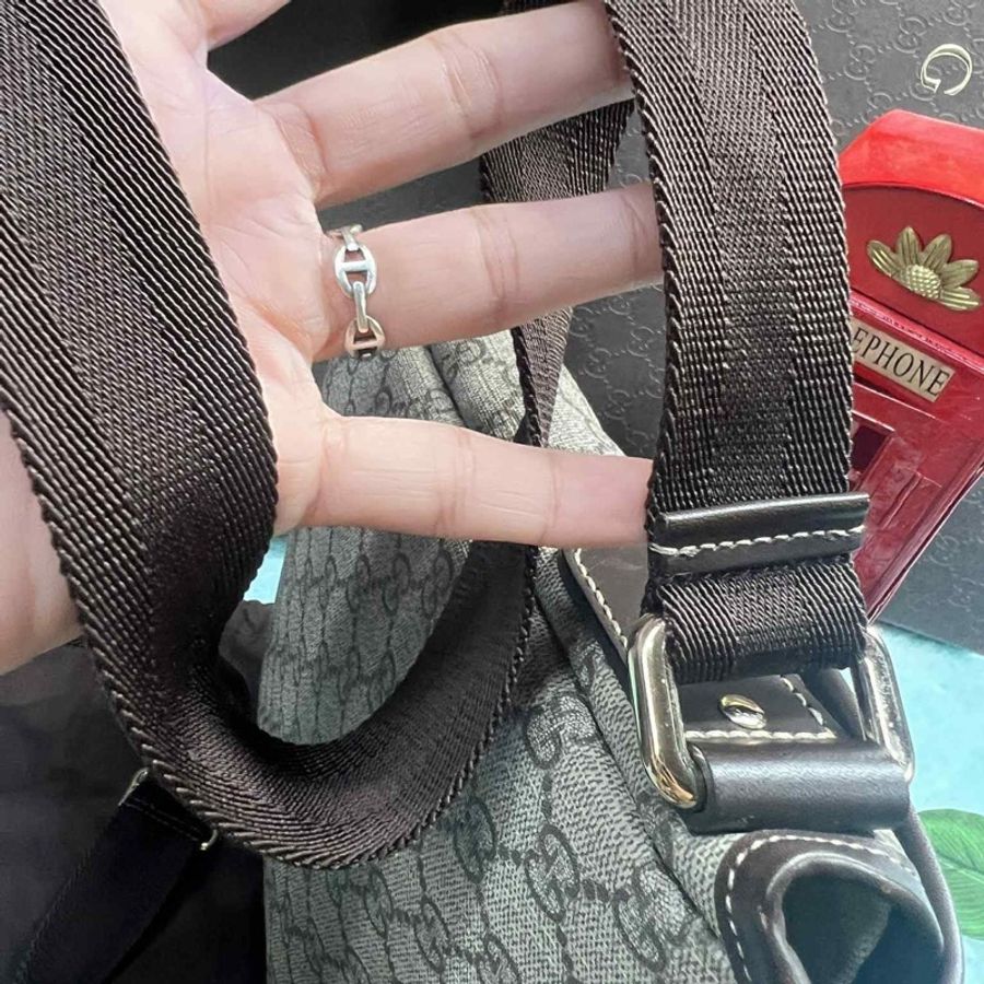 💥Gucci 防水 PVC 223666下蓋掀蓋磁釦 斜背包/郵差包（中性款）💥-29