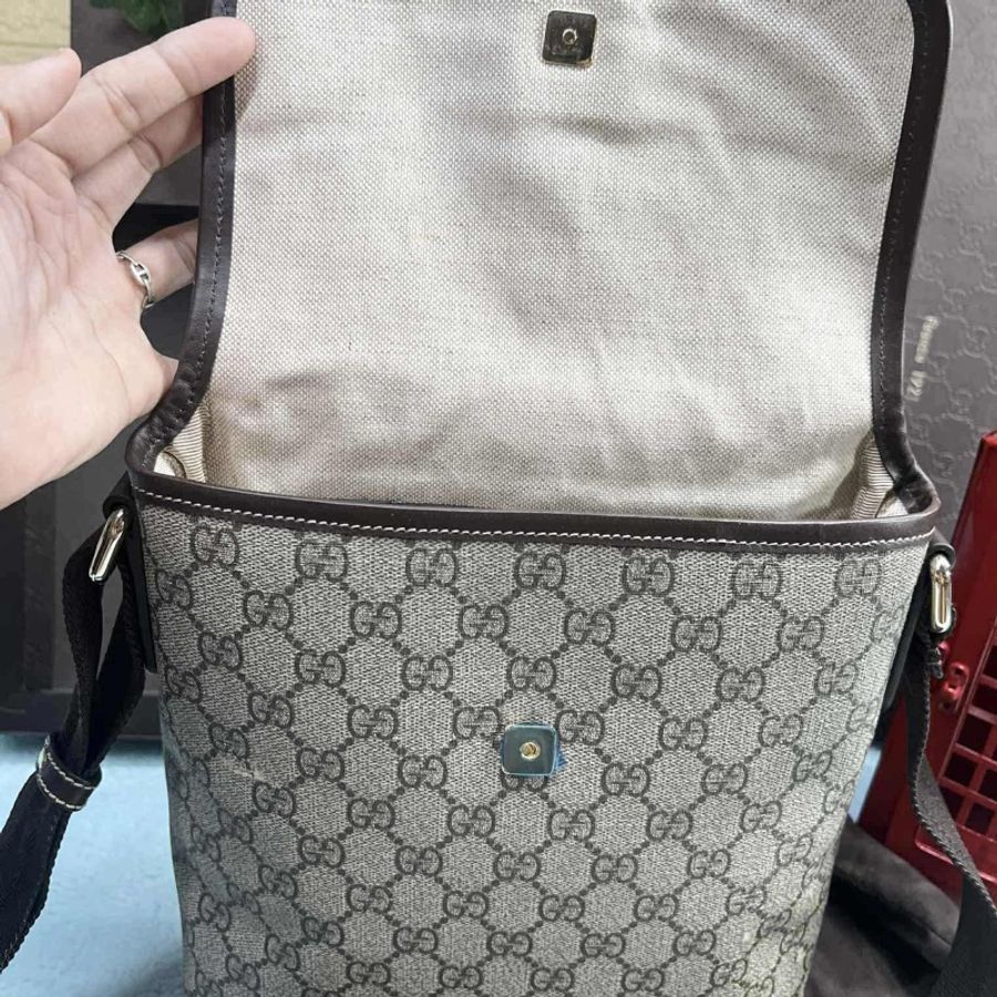 💥Gucci 防水 PVC 223666下蓋掀蓋磁釦 斜背包/郵差包（中性款）💥-55