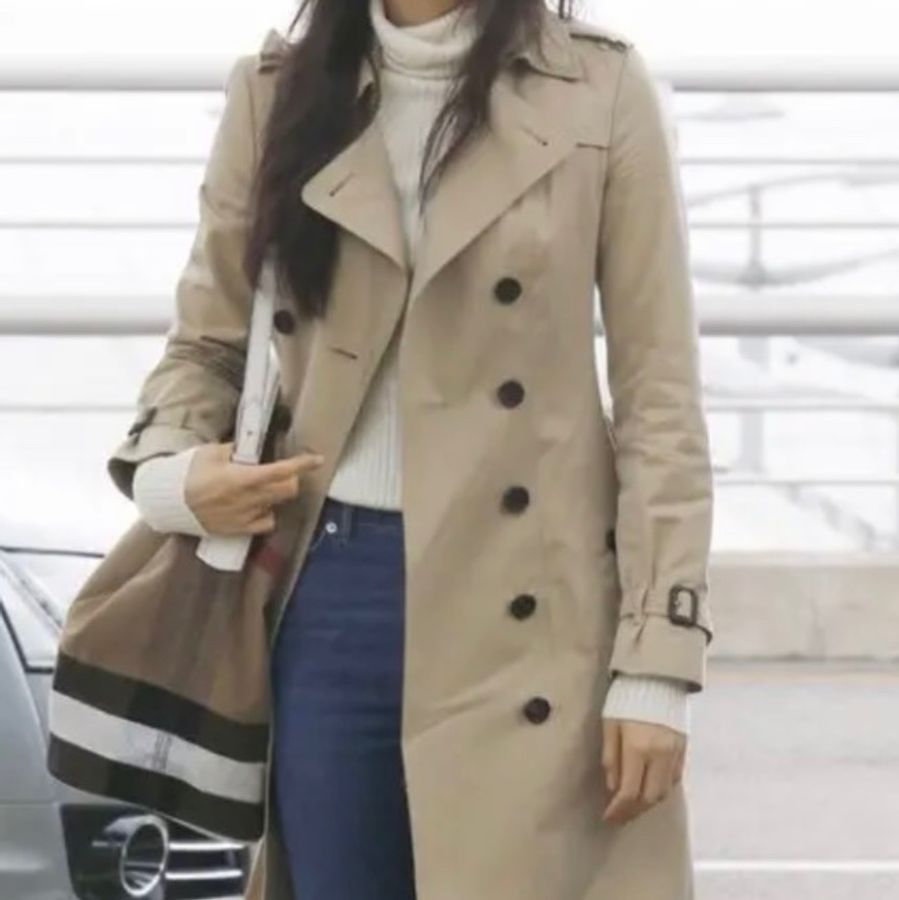 Burberry 水桶包-大 白色-4