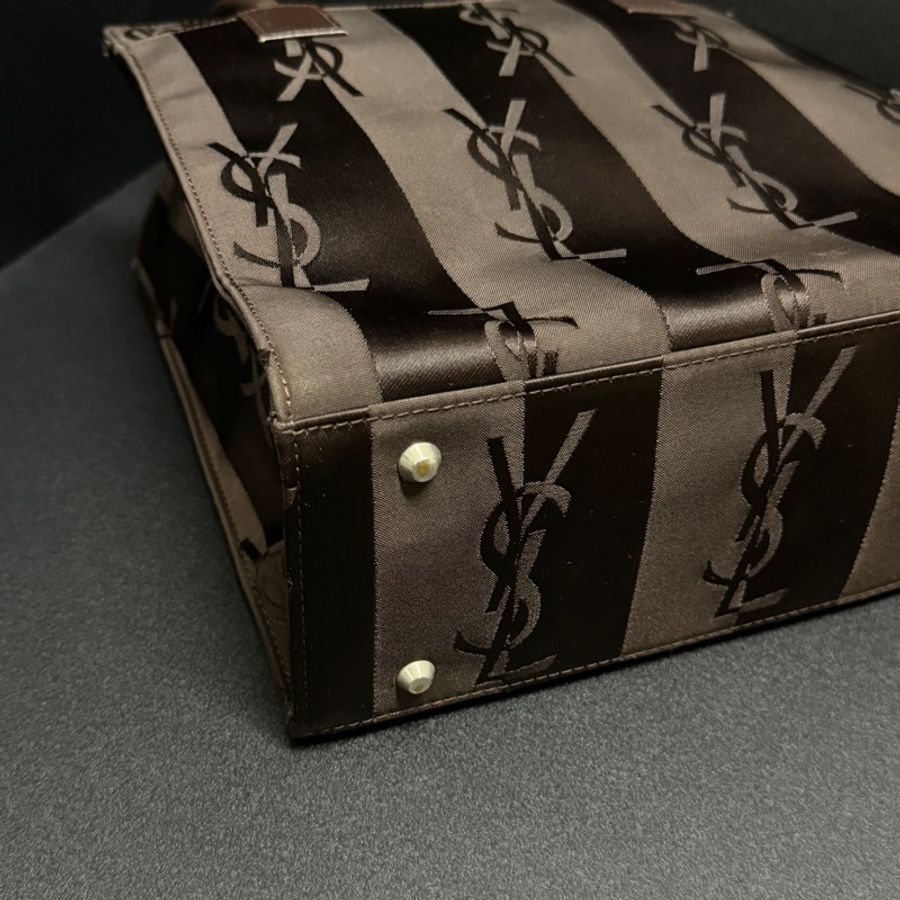 (極新🆕) YSL 黑老花 經典字體 手提+肩背包 專櫃73000!-20