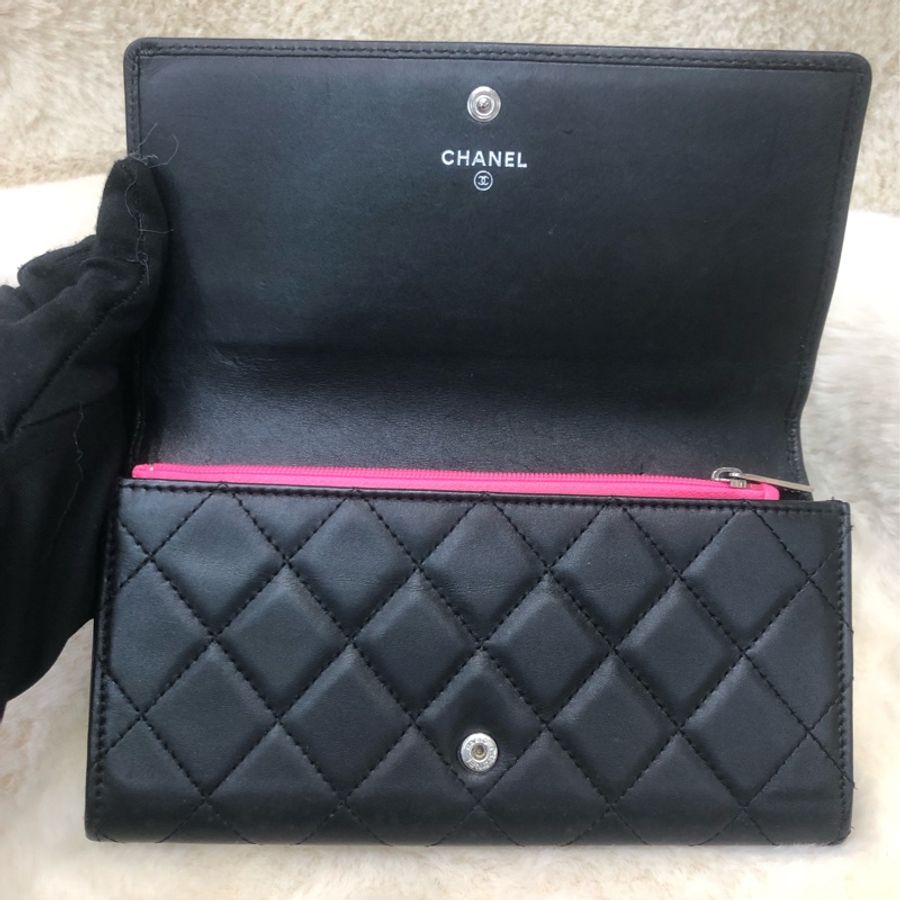 Chanel 康鵬長銀包 XB823-15