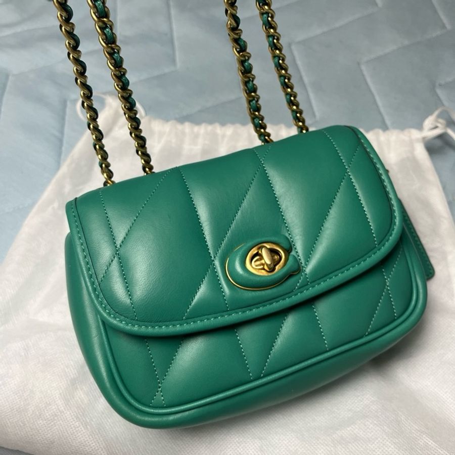 COACH PILLOW MADISON 絎縫單肩手袋-0
