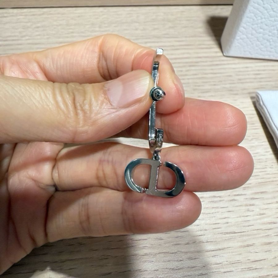 Dior經典水鑽耳環購於拍拍圈-10