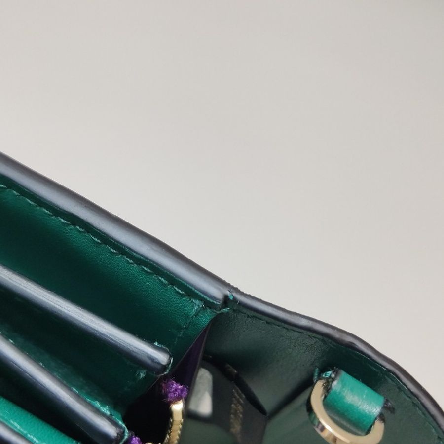 Bvlgari Serpenti Forever蛇頭包牛皮純色蛇頭單肩包-16